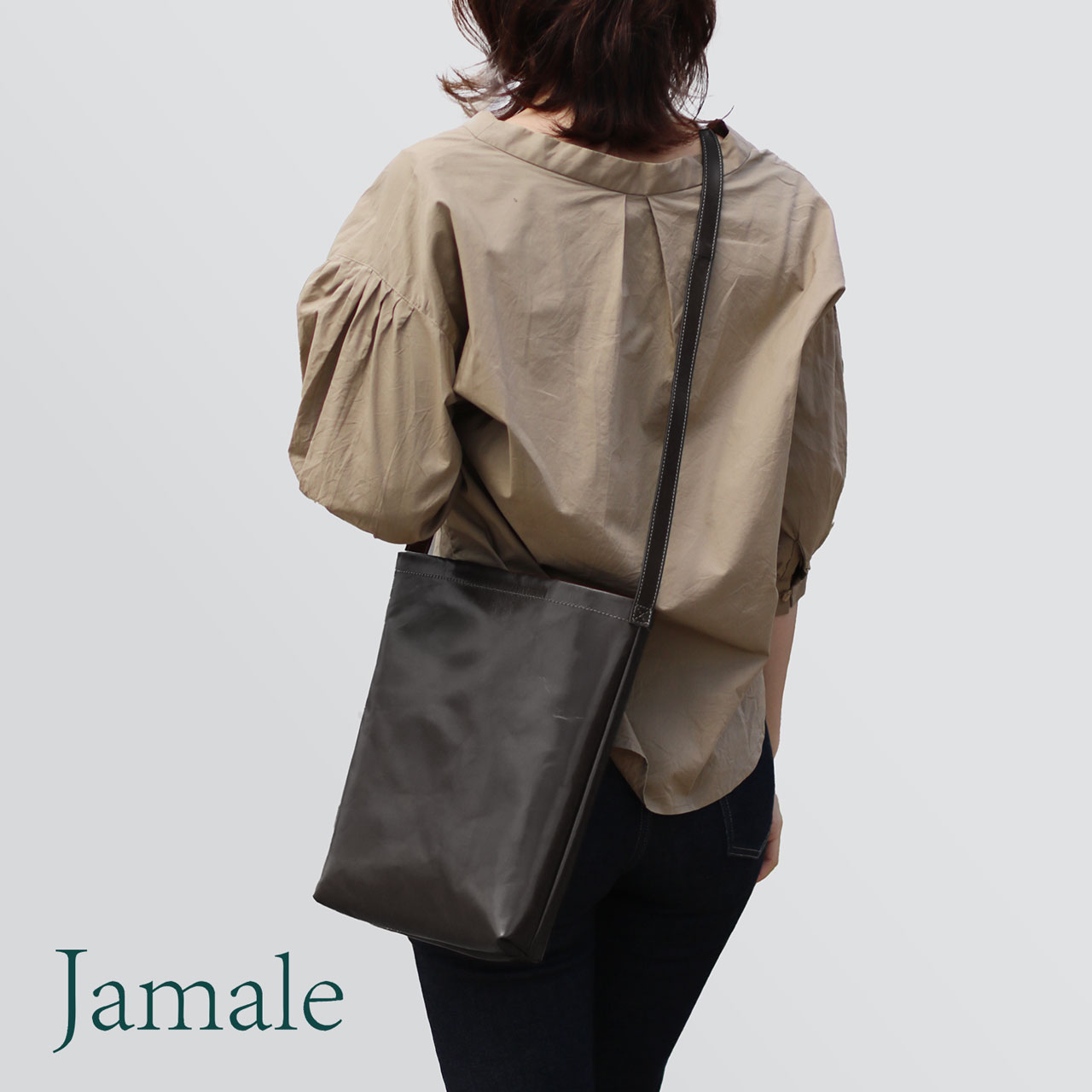 Jamale（ジャマレ） ＜爆買＞Jamale イタリアンレザー 本革 サコッシュ