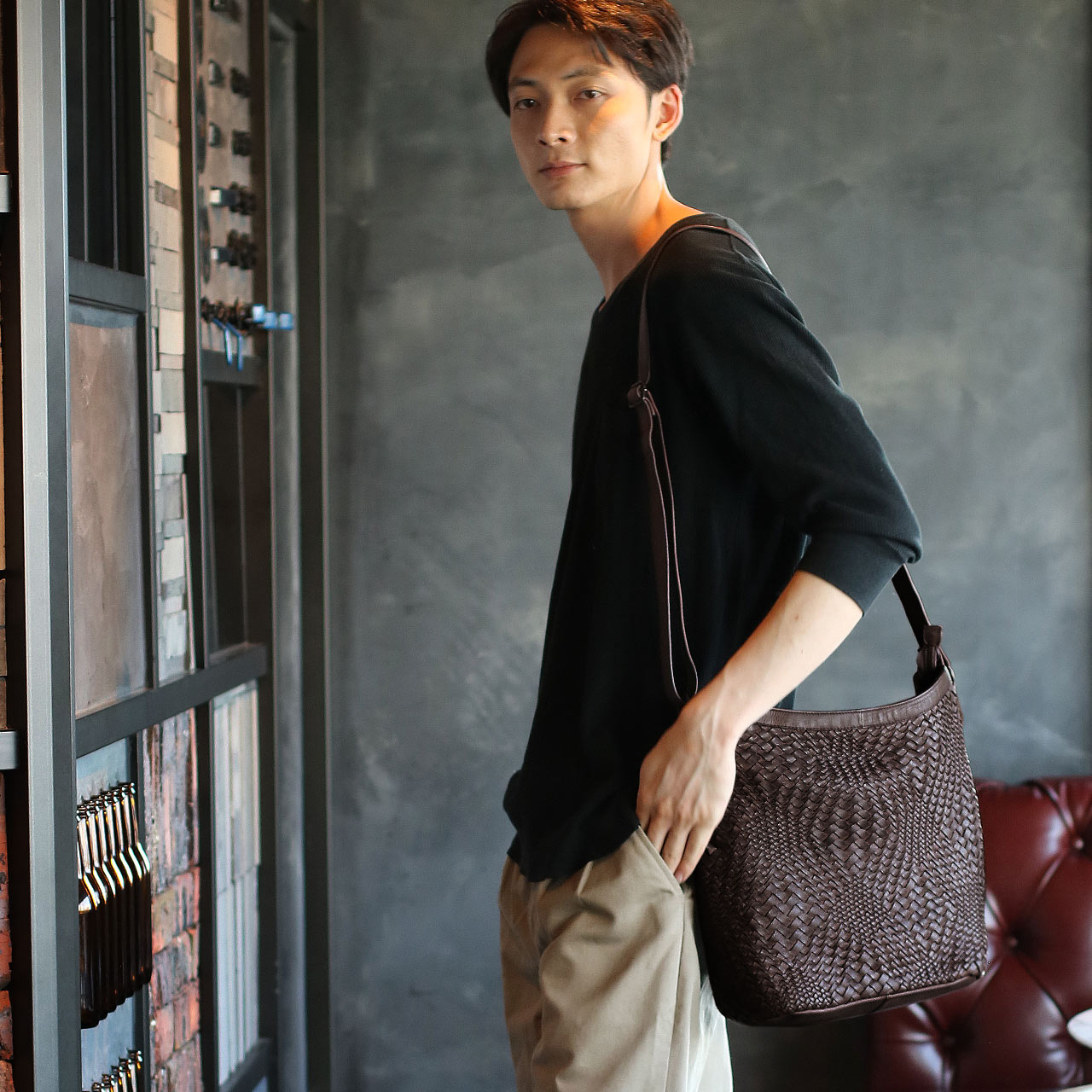 Mia Borsa（ミアボルサ） ＜爆買＞メンズ バッグ ショルダー ブランド