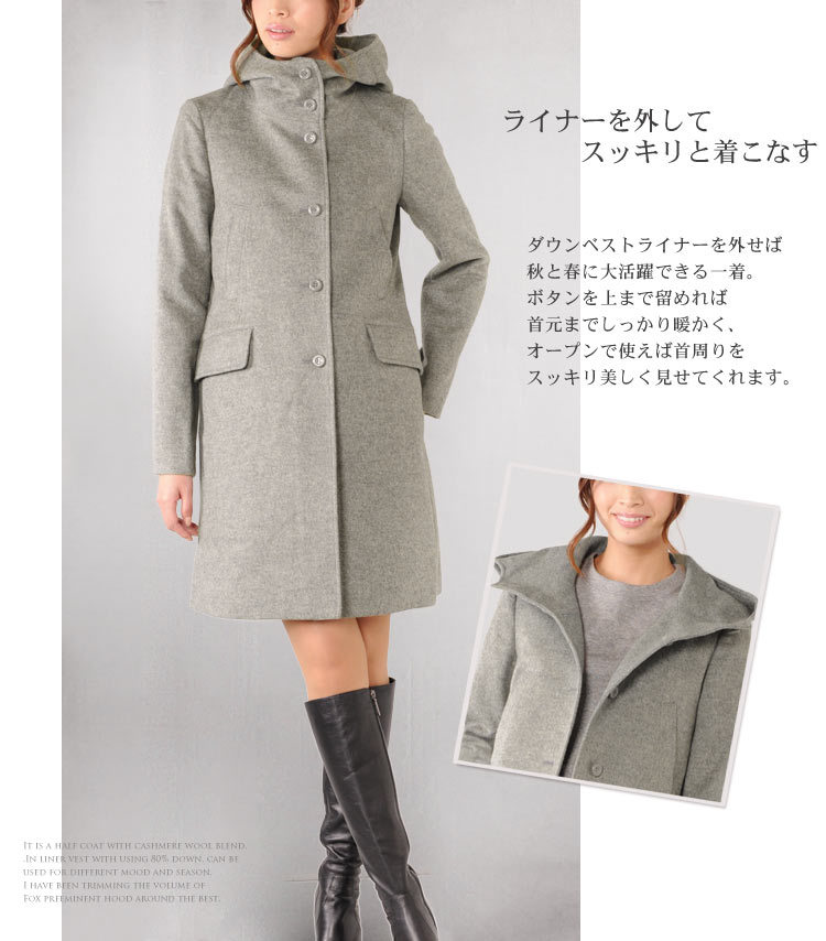 sankyo shokai（三京商会） ＜爆買＞[10%offクーポン]ファー付ウール