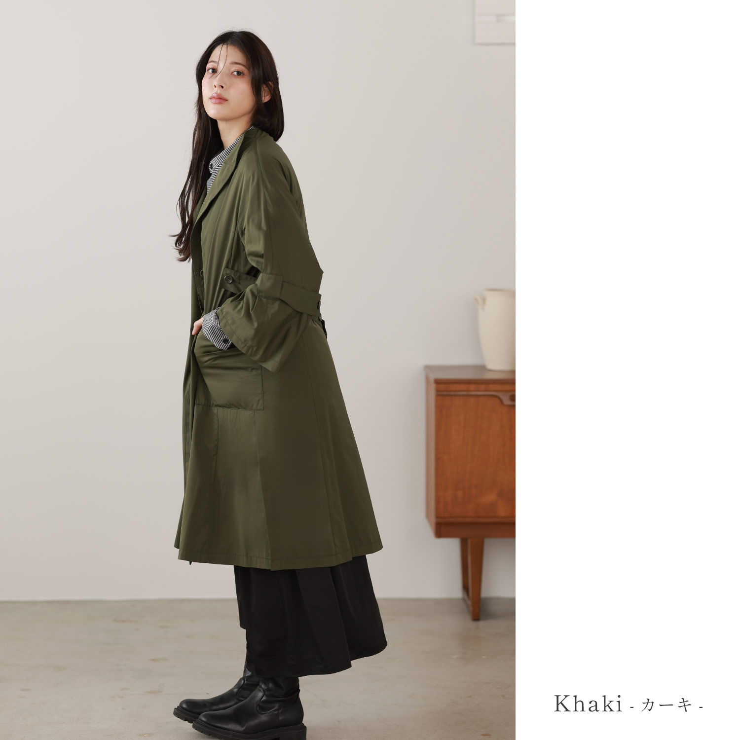 Filomo（フィローモ） ライナー付き コート ロング丈 春アウター 春