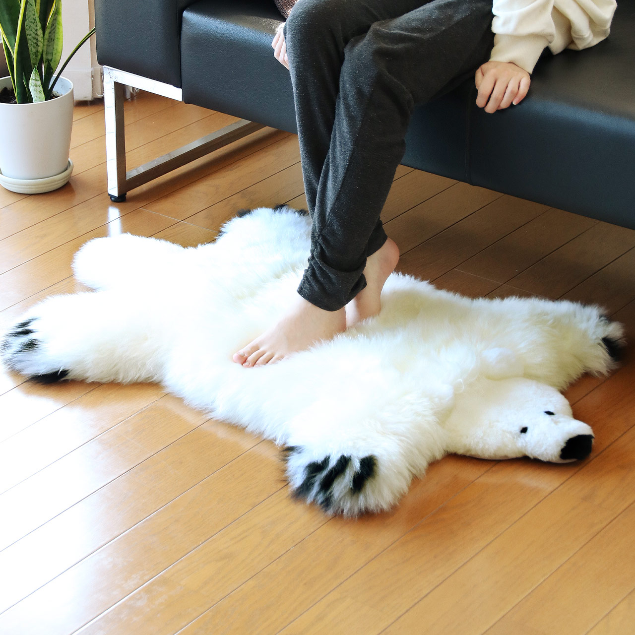 sankyo shokai（三京商会） ＜爆買＞ムートン クマ ラグ マット