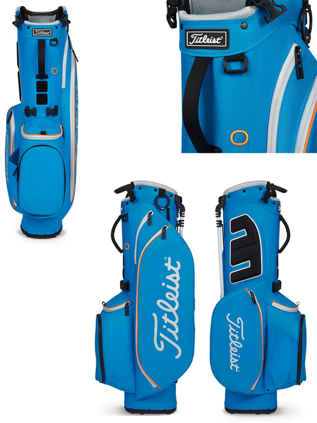 Titleist（タイトリスト） プレーヤーズ4 スタンドバッグ TB23SX4A-144