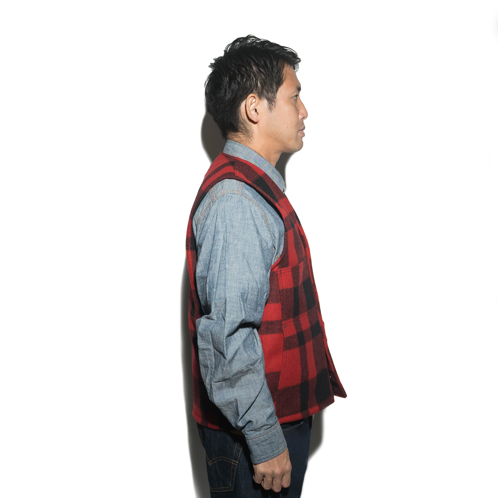 FILSON（フィルソン） マッキーノ ウール ベスト チェック｜ メンズ