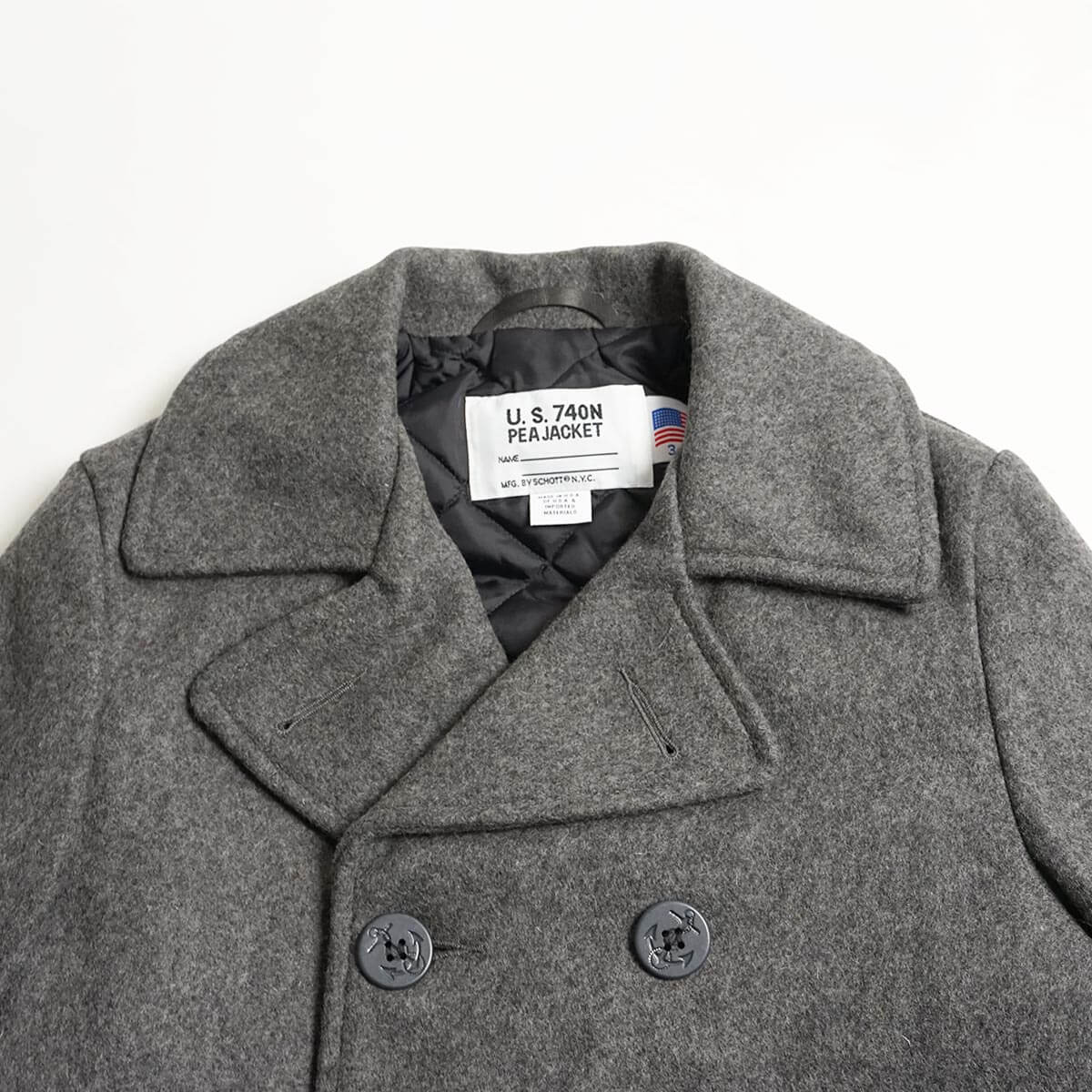 Schott N.Y.C（ショット） SCHOTT 740 メンズ ウール ダブル