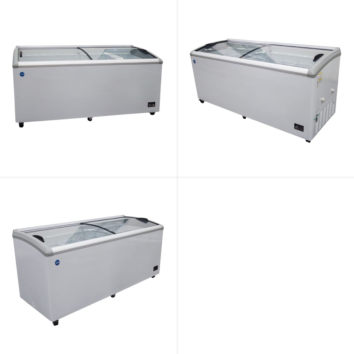 JCM レビュー特典 冷凍 ショーケース JCMCS-405L ラウンド扉 LED照明