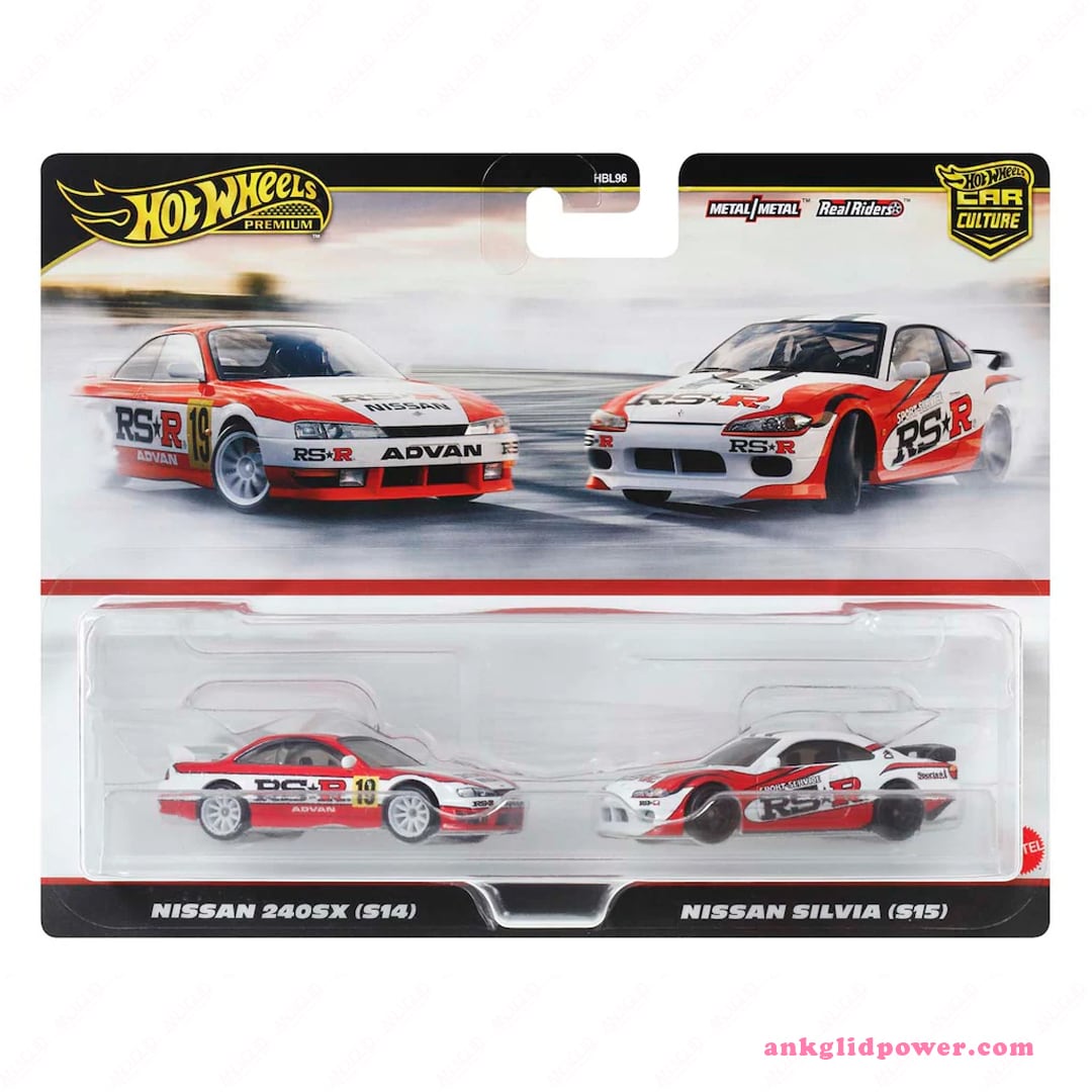 ホットウィール プレミアム 2パック 日産 240SX (S14)/ 日産シルビア
