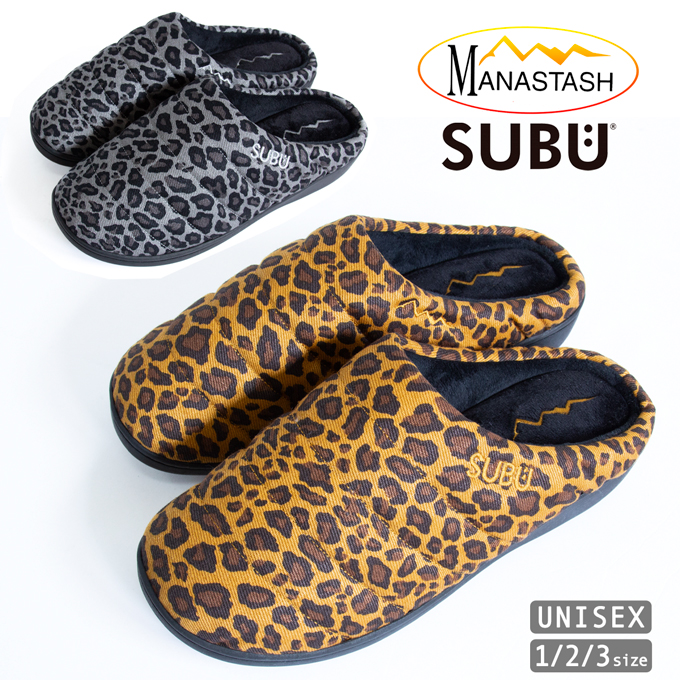 MANASTASH（マナスタッシュ） SUBU x MANASTASH SANDAL LEOPARD A
