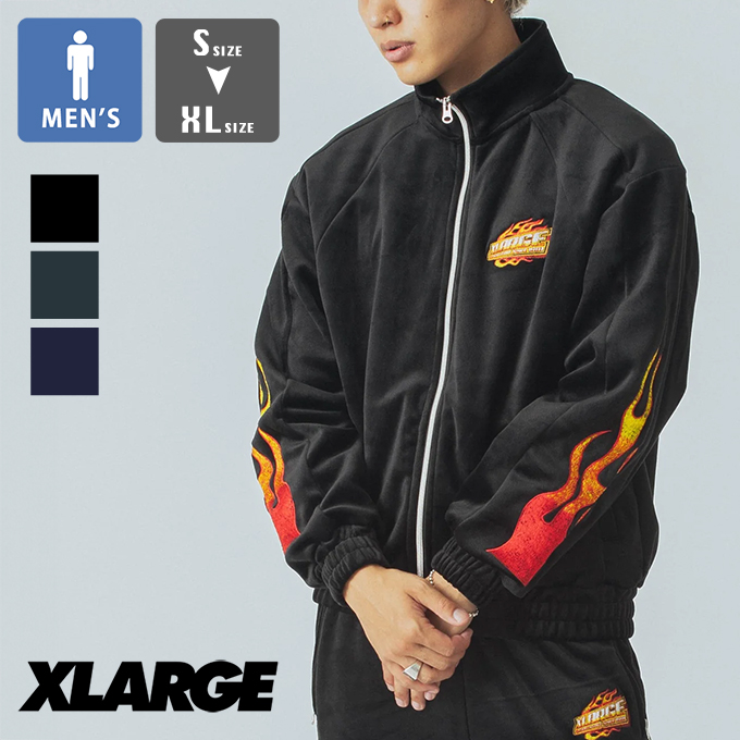 XLARGE（エクストラ ラージ） VELOUR TRACK JACKET ベロア トラック