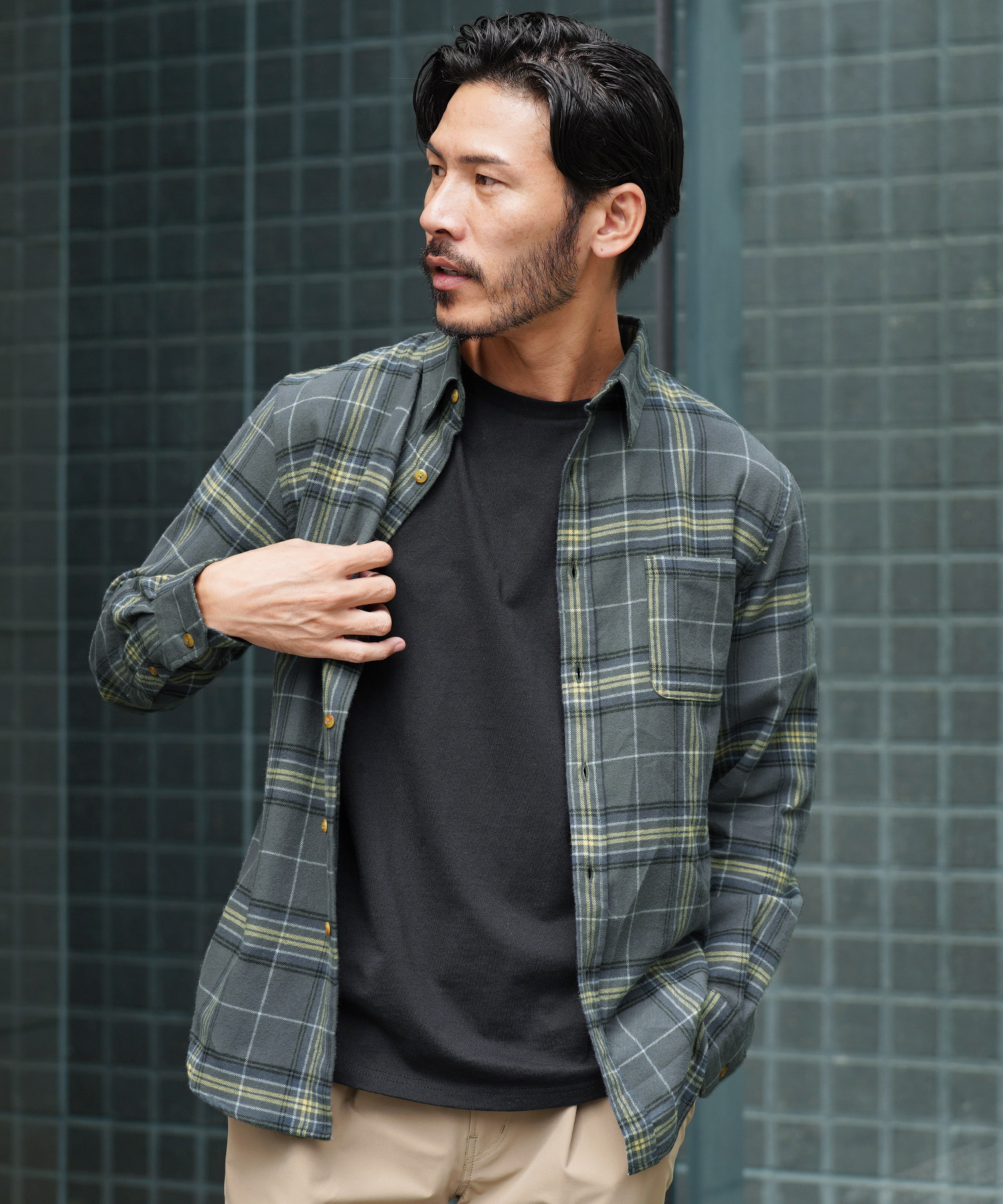 JIGGYS SHOP（ジギーズショップ） チェックシャツ メンズ トップス