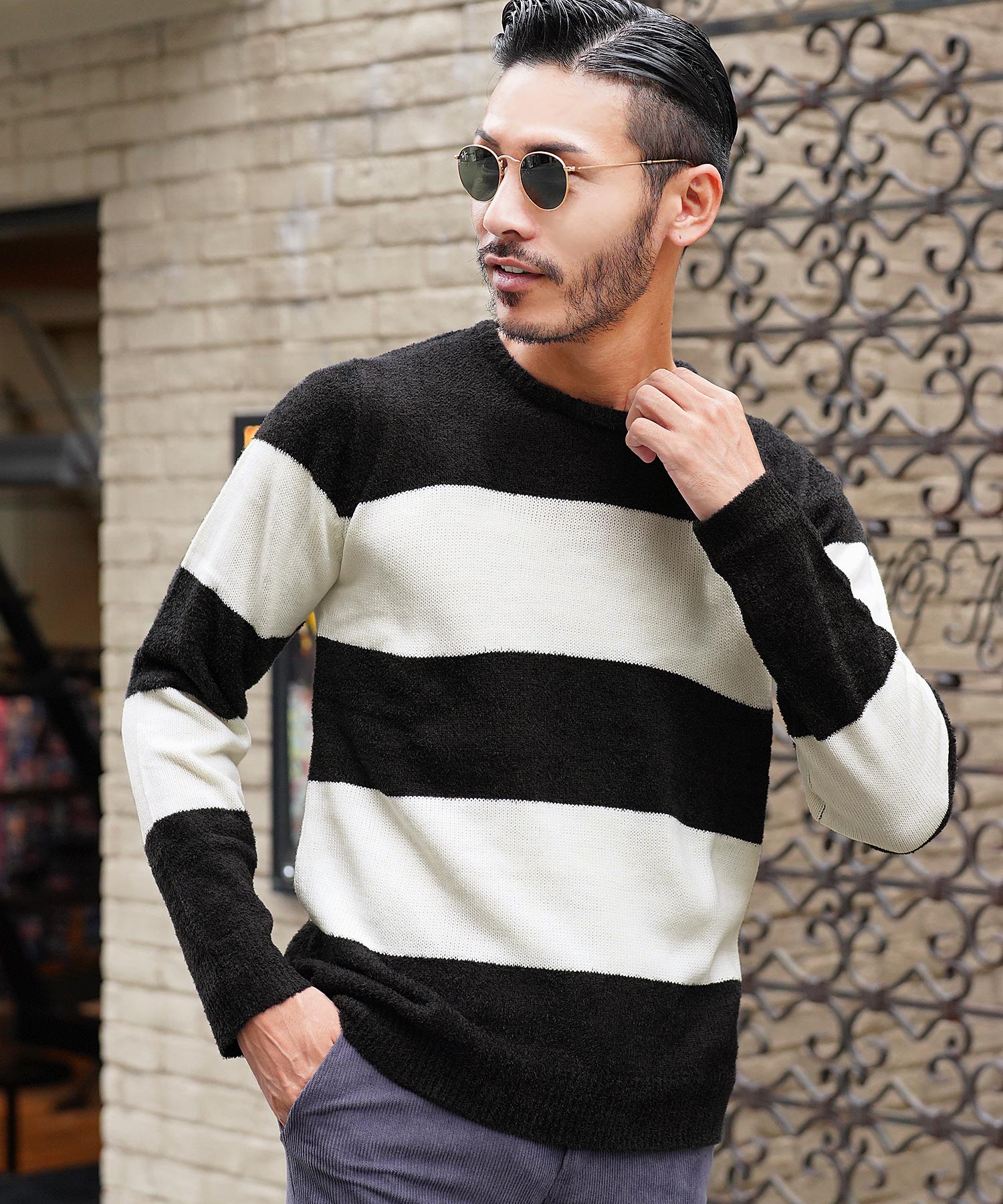 JIGGYS SHOP（ジギーズショップ） ニットセーター メンズ トップス