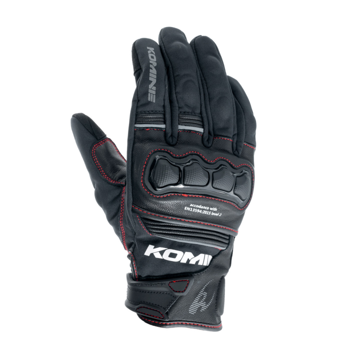 コミネ（Komine） グローブ GK-856 ハイプロテクトレザーウインド