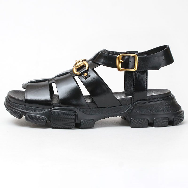 MANA（マナ） グルカサンダル ビット付き 552187 ブラック 正規品 人気