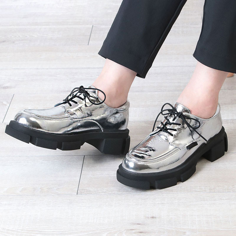 MANA（マナ） 厚底シューズ レディース 厚底レースアップ・シューズ