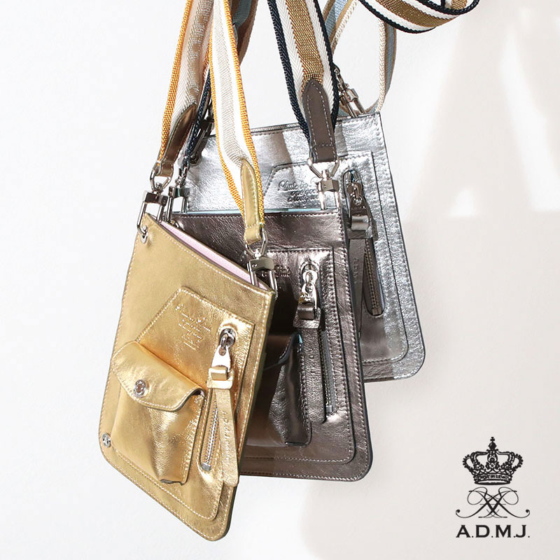A.D.M.J（エーディーエムジェイ） ADMJ 正規品 モバイルポーチ