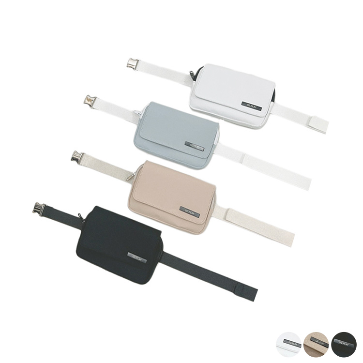 ゴルフウェア ポーチ レディース 韓国 ウエストポーチ ゴルフ ベルト