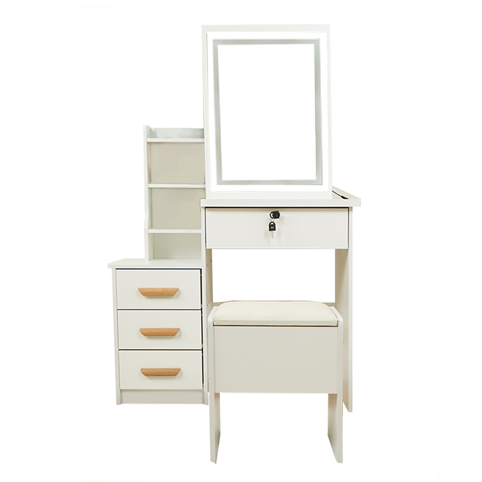 ドレッサー ドレッサーテーブル 化粧台 鏡台 コンパクト ドレッサー