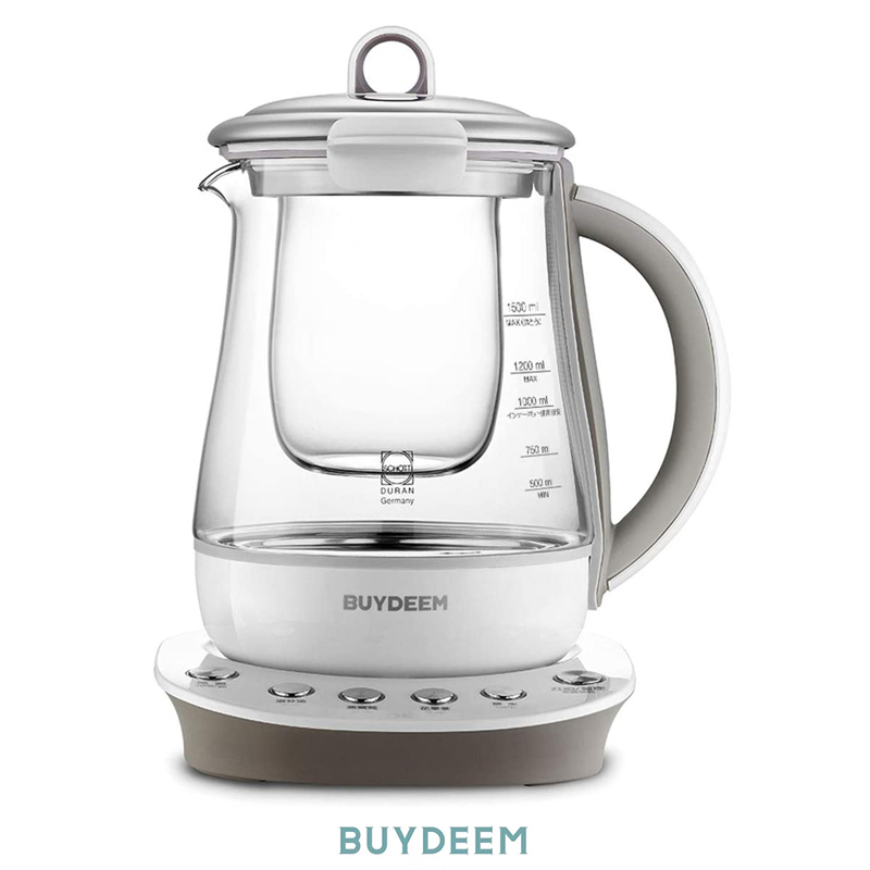 BUYDEEM（バイディーム） 薬膳マルチポット 1.5L ホワイト レシピ付き