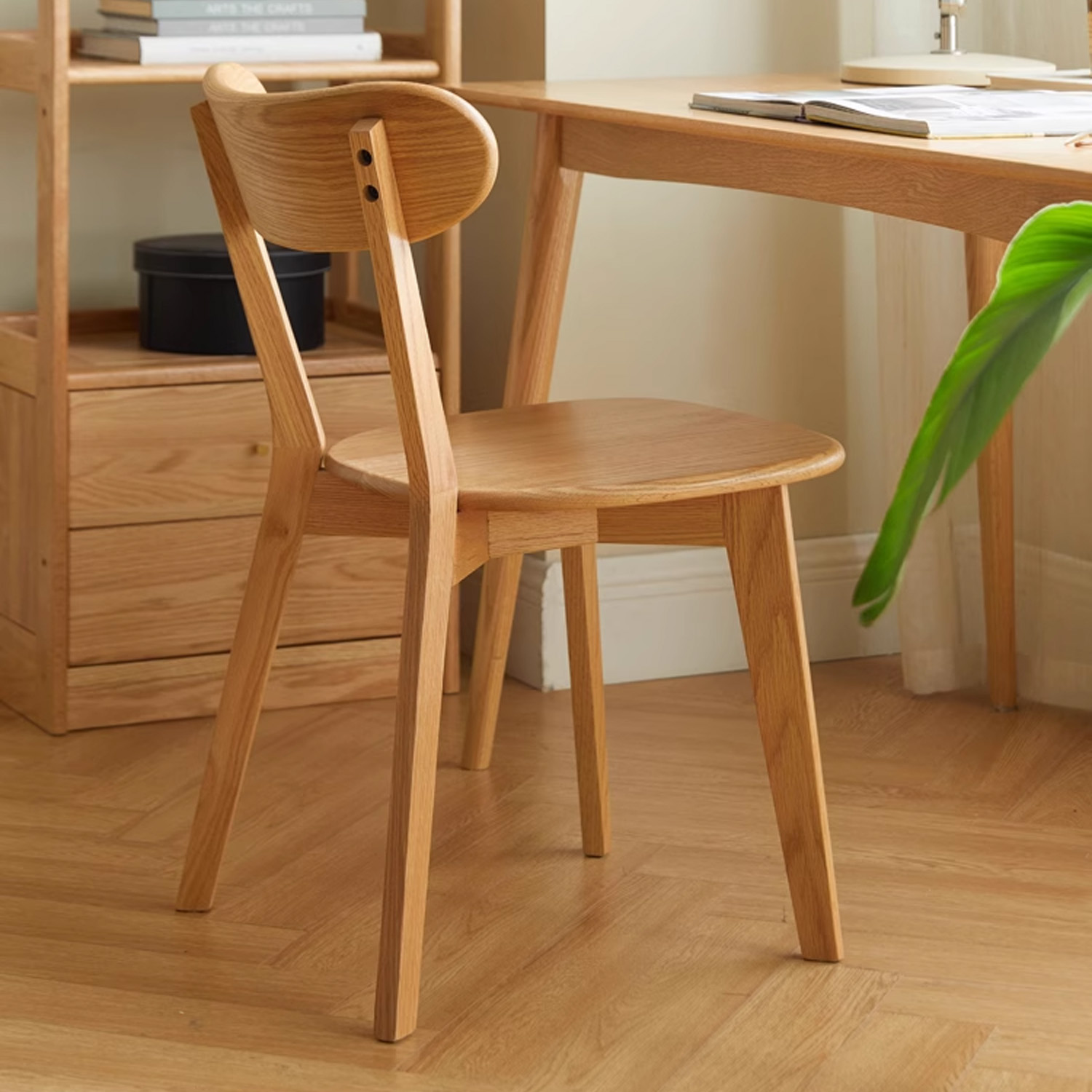 2脚セット ダイニングチェア おしゃれ 天然木 100%無垢材 北米FAS級