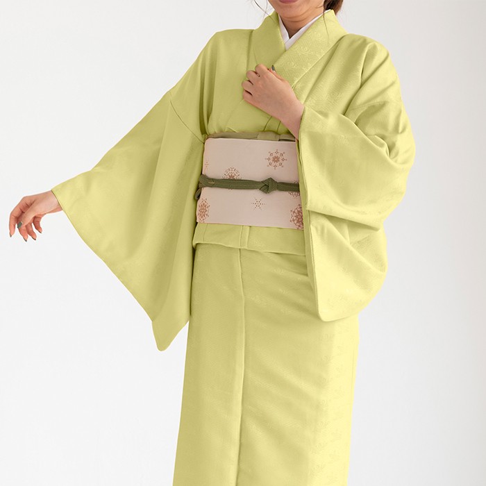 KYOETSU（京越） (女袷 地紋) 洗える着物 袷 8colors sサイズ 色無地