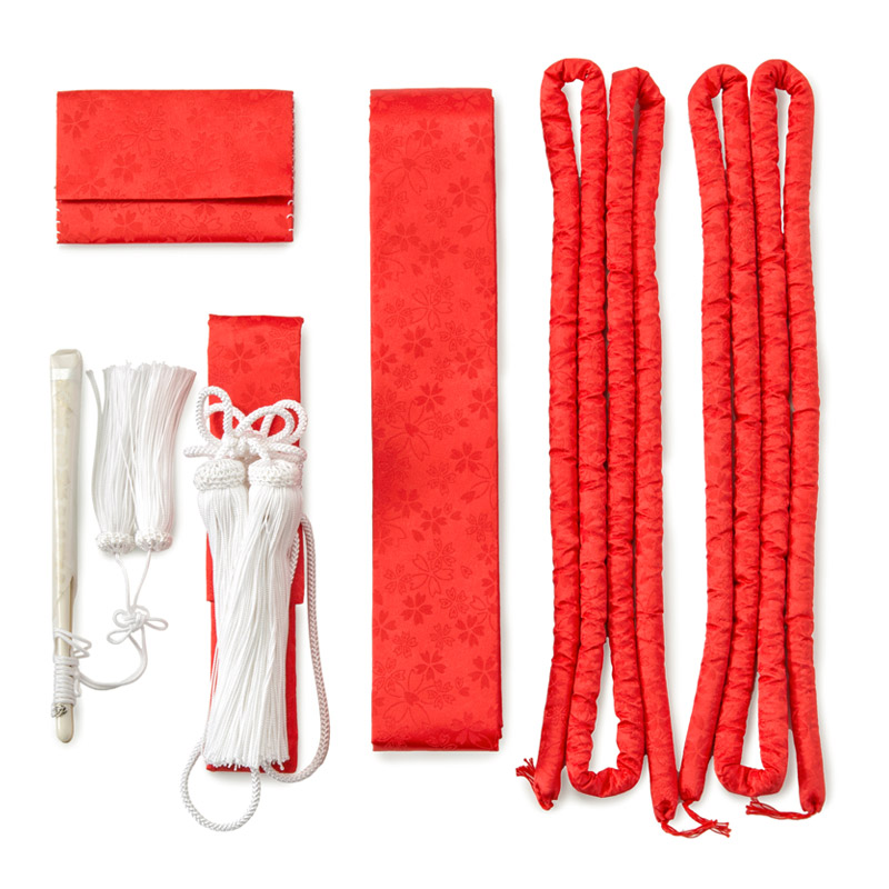 婚礼箱迫セット 花嫁小物五品セット 懐剣セット 桜吹雪 花嫁5点セット