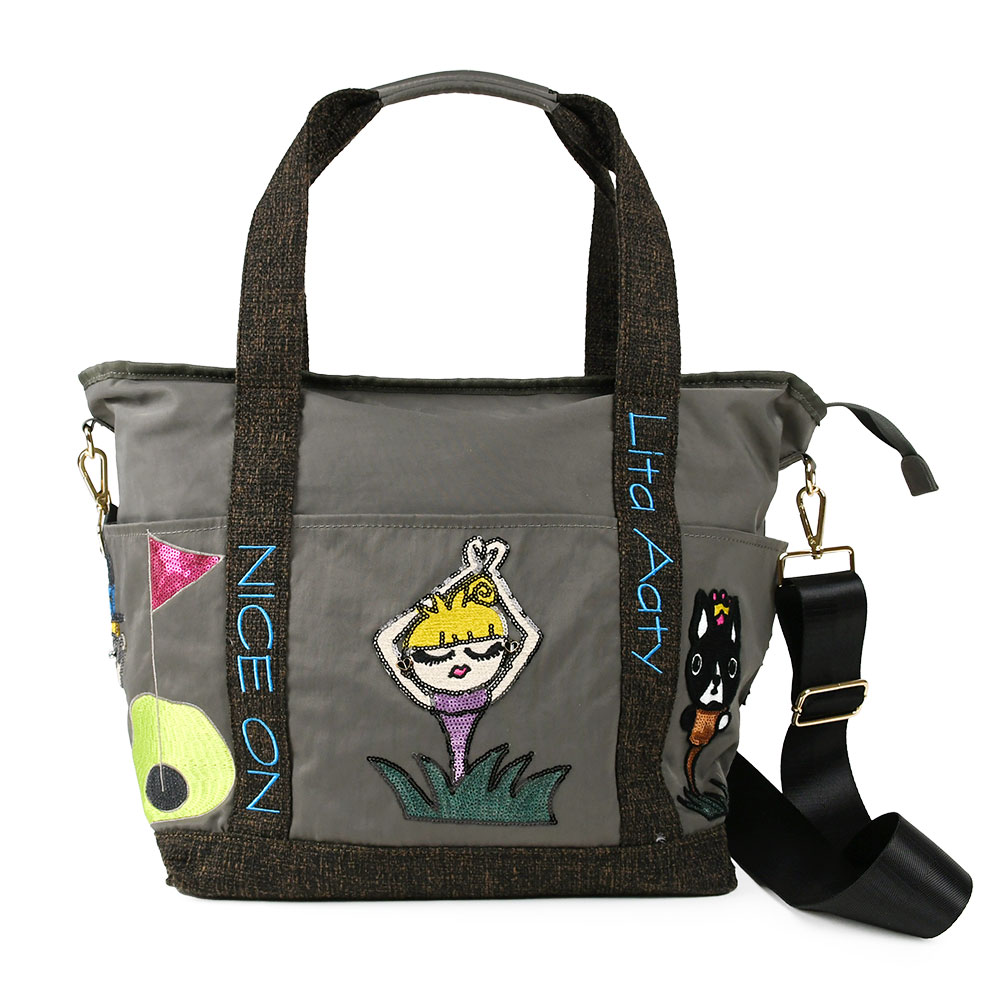 2Wayショルダーバッグ トートバッグ B4サイズ対応 A4 大きめリタちゃん