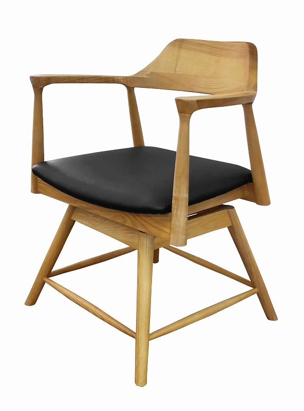 関家具 公式店 ダイニングチェア 回転 椅子 チェア イス 肘付き 北欧