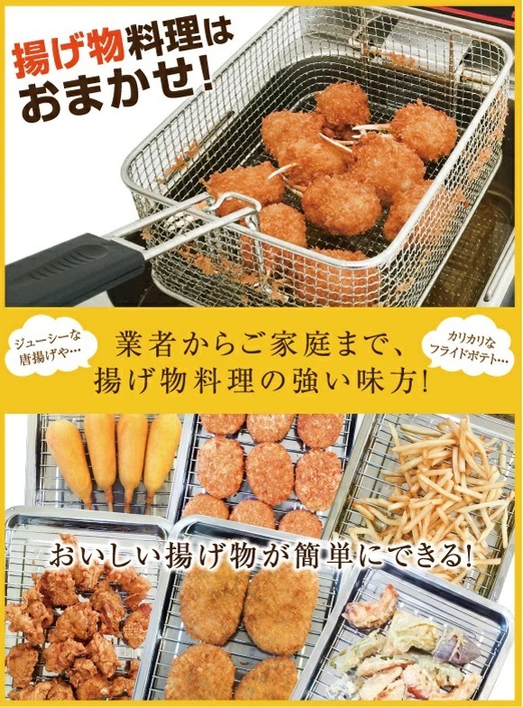 電気フライヤー FL-DS8 ミニフライヤー 8L 卓上フライヤー 電気 卓上