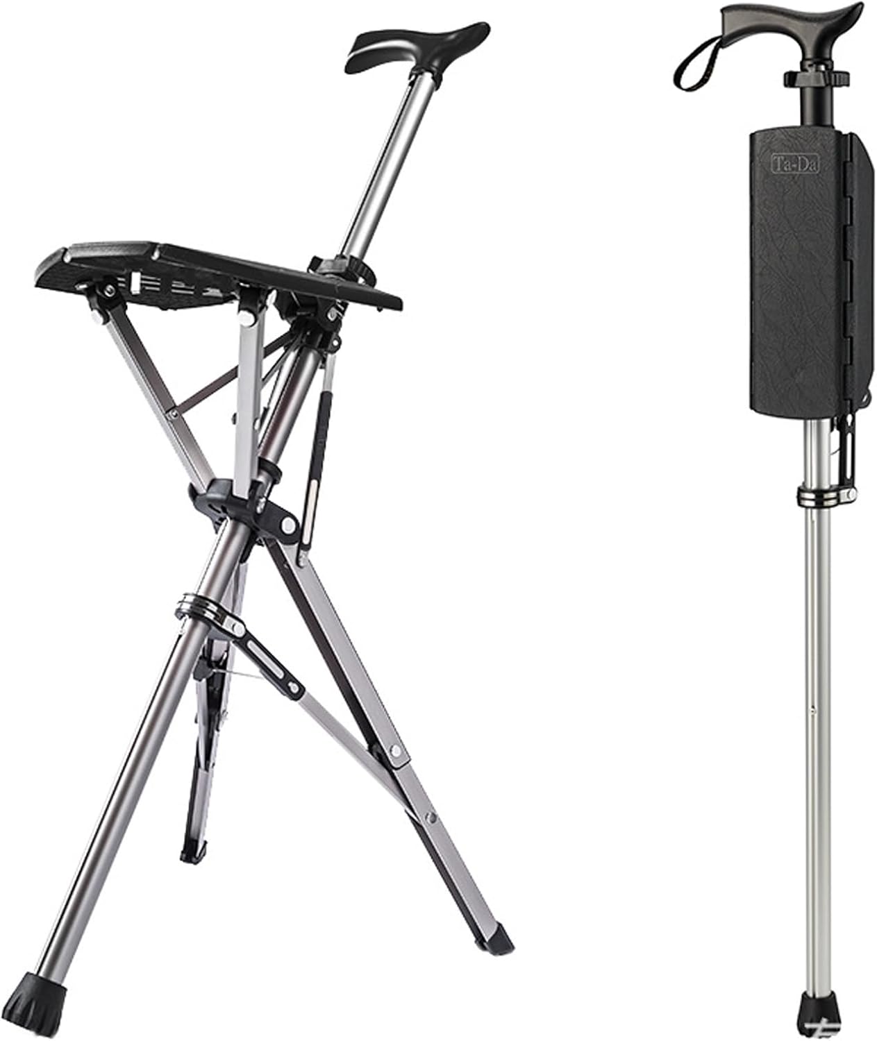 シート付き杖 ステッキチェア 杖 椅子になる杖 移動補助 高齢者用杖