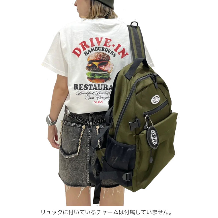X-girl（エックスガール） リュック X-girl OVAL LOGO BACKPACK バック