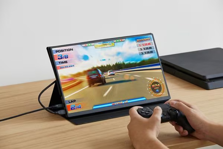 アイリスオーヤマ LUCA ルカ ポータブルモニター 15.6V型 ブラック DP