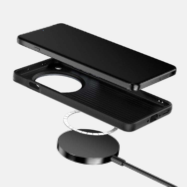 OPPO Find X8 ケース カバー 耐衝撃 PUレザー カーボン調 背面PUレザー