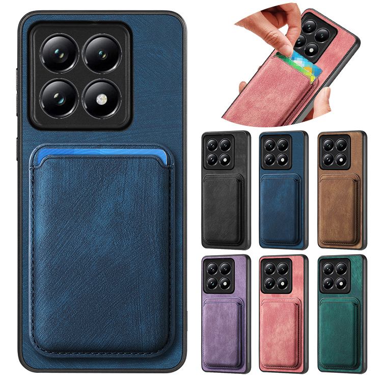 Xiaomi 14T ケース Pro 耐衝撃 カバー PUレザー カード収納 背面PU