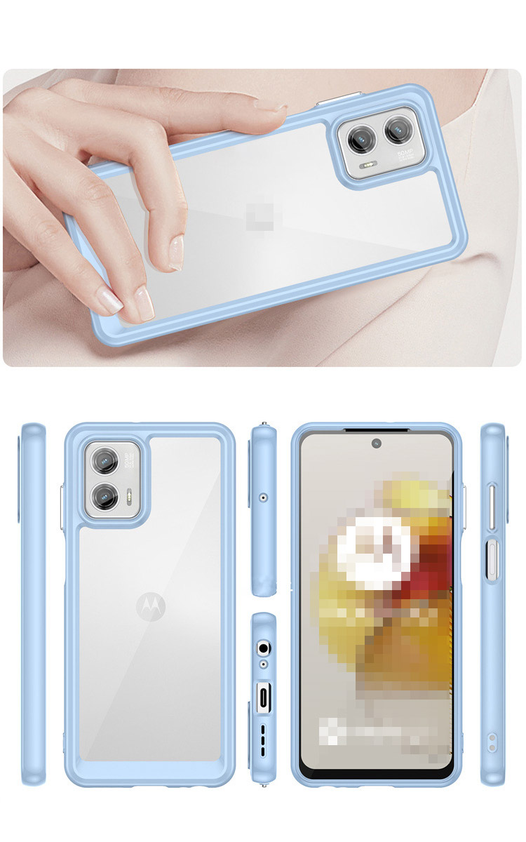Moto g53j 5G ケース g53y / g53s クリアケース 透明 カバー シンプル