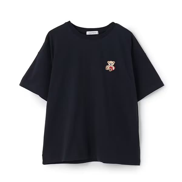 LOVETOXIC 爆買 半袖Tシャツ ベアー刺しゅう ラブトキシック クマ 刺繍