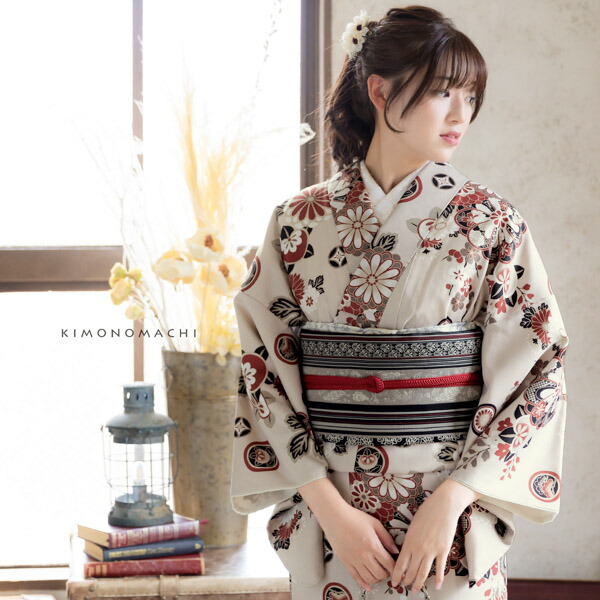 KIMONOMACHI 京袋帯 単品 数量限定 オリジナル「間道 龍と唐花