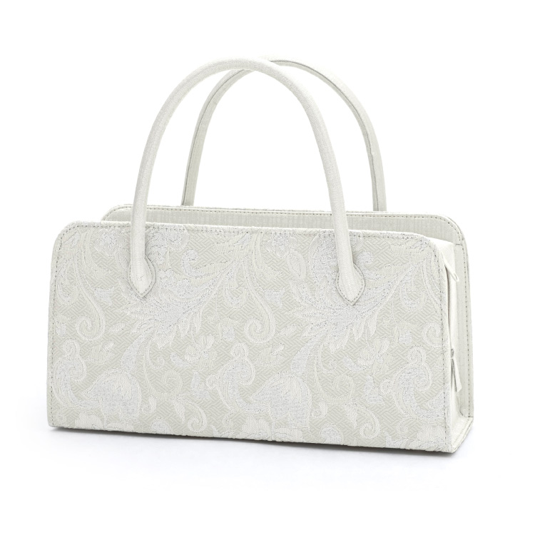 和装バッグ 利休バッグ 華千年 銀 シルバー フリーサイズ レディース