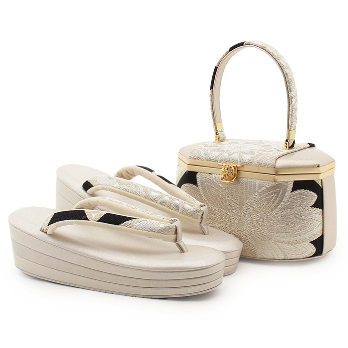 Kisste（キステ） 草履バッグセット 成人式 振袖用 成人用 紗織 M L