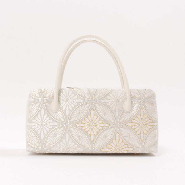 きもの 和 利休バッグ 西陣織 河合美術織物 正絹 唐織帯地使用 七宝