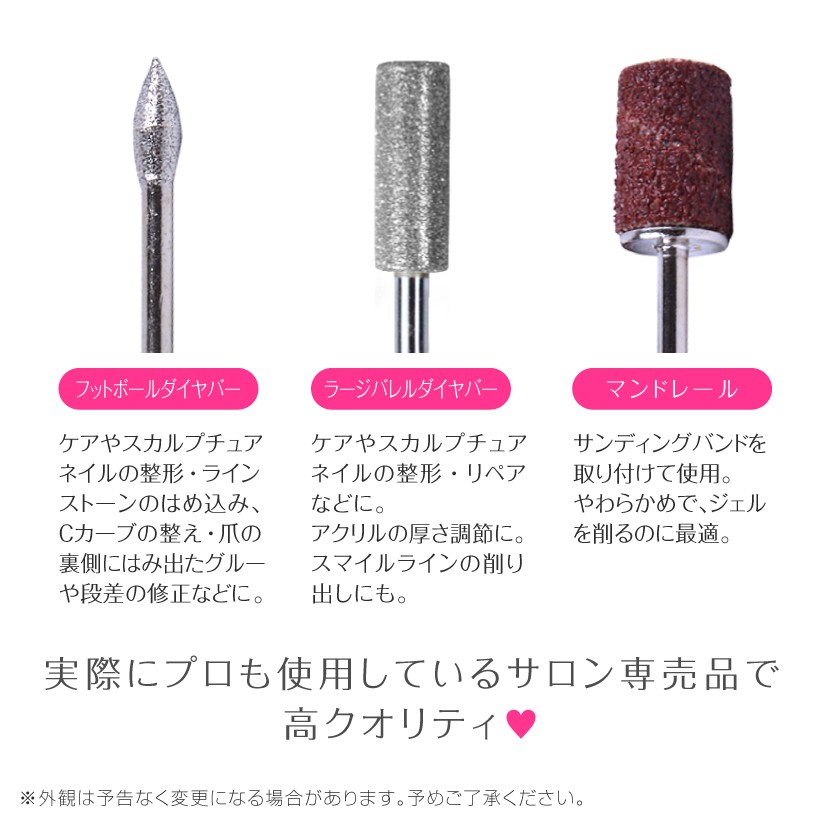 Petitor ジェルネイル オフ ネイルマシン用 アタッチメント ネイル