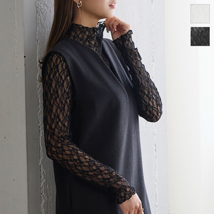 KOBE LETTUCE（神戸レタス） ブラウス トップス レディース 春 シアー