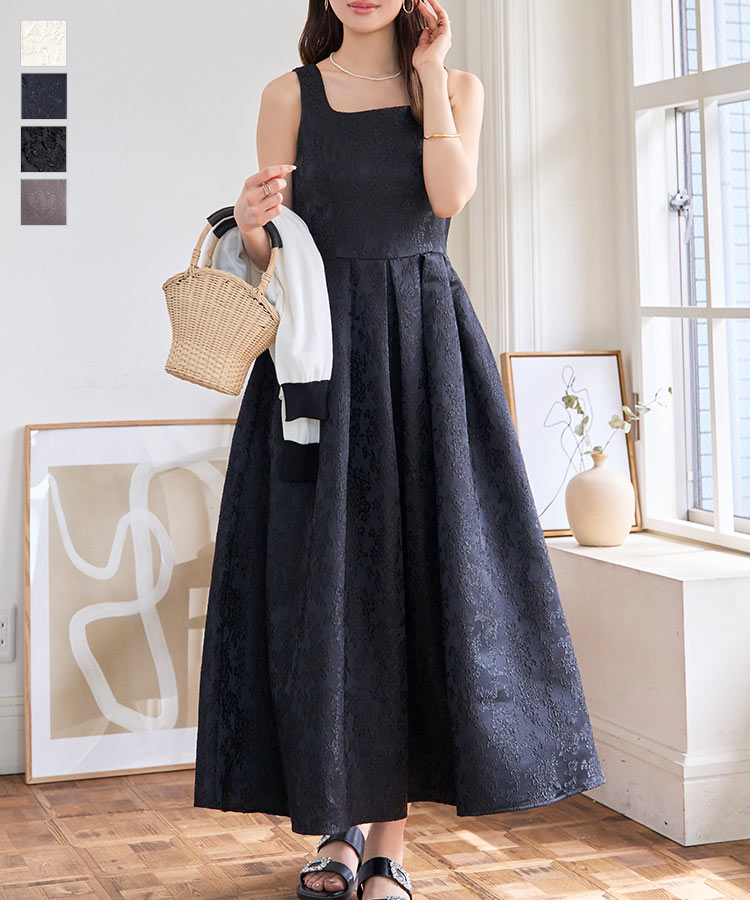 KOBE LETTUCE（神戸レタス） ワンピース ドレス きれいめ ジャガード