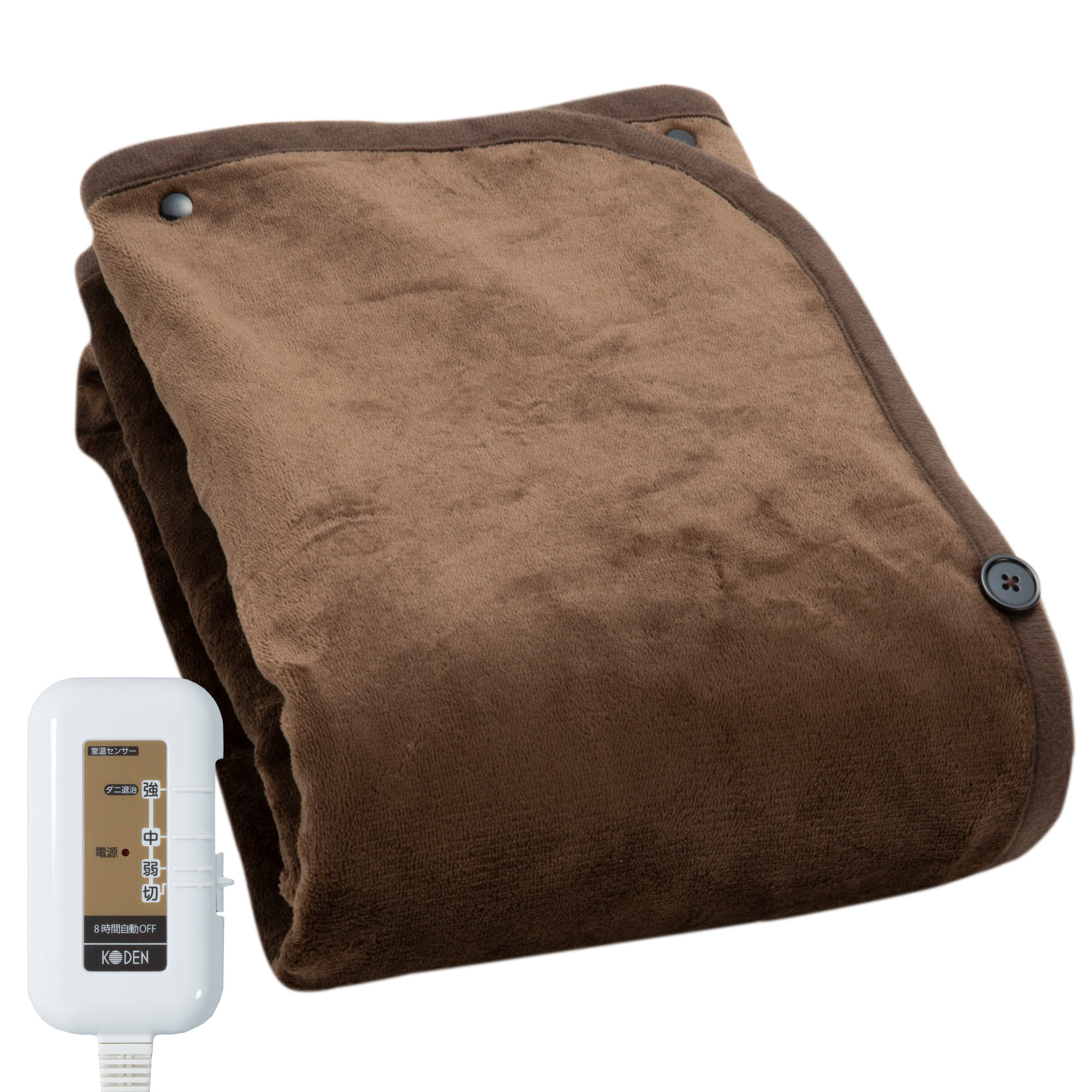 広電（KODEN） 電気毛布 ひざかけ 140×80cm 電気ブランケット ケープ