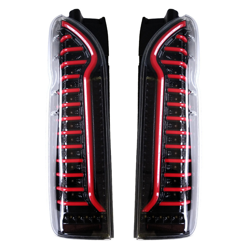 信玄 ハイエース 200系 LED テールランプ テールライト シーケンシャル