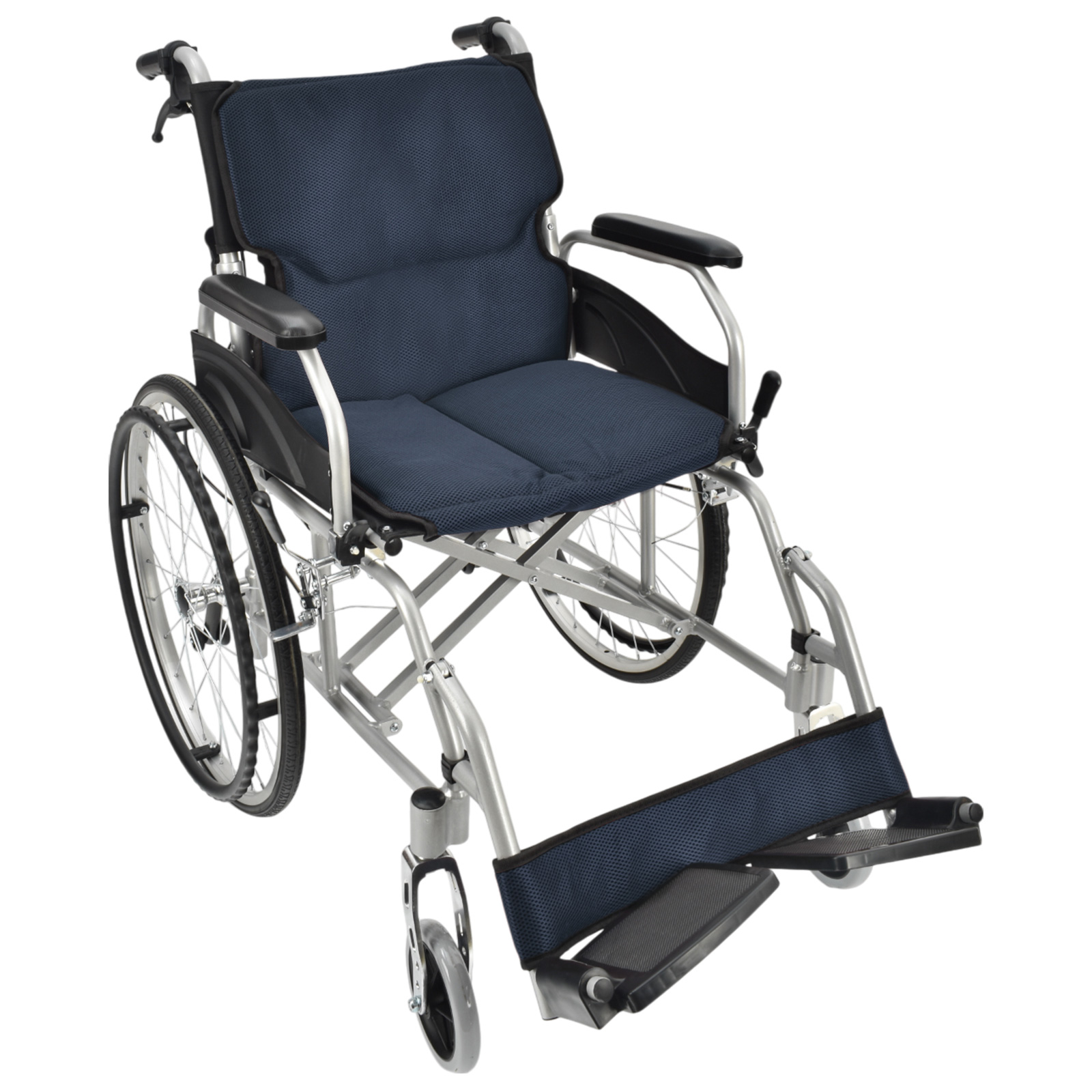 折りたたみ式介助用車椅子 ワインレッド 車椅子 車いす 軽量 自走式