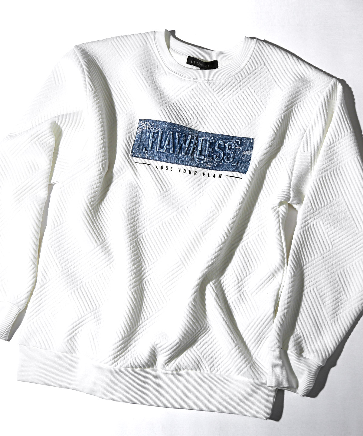 トレーナー メンズ プルオーバー トップス スウェット ジャガード