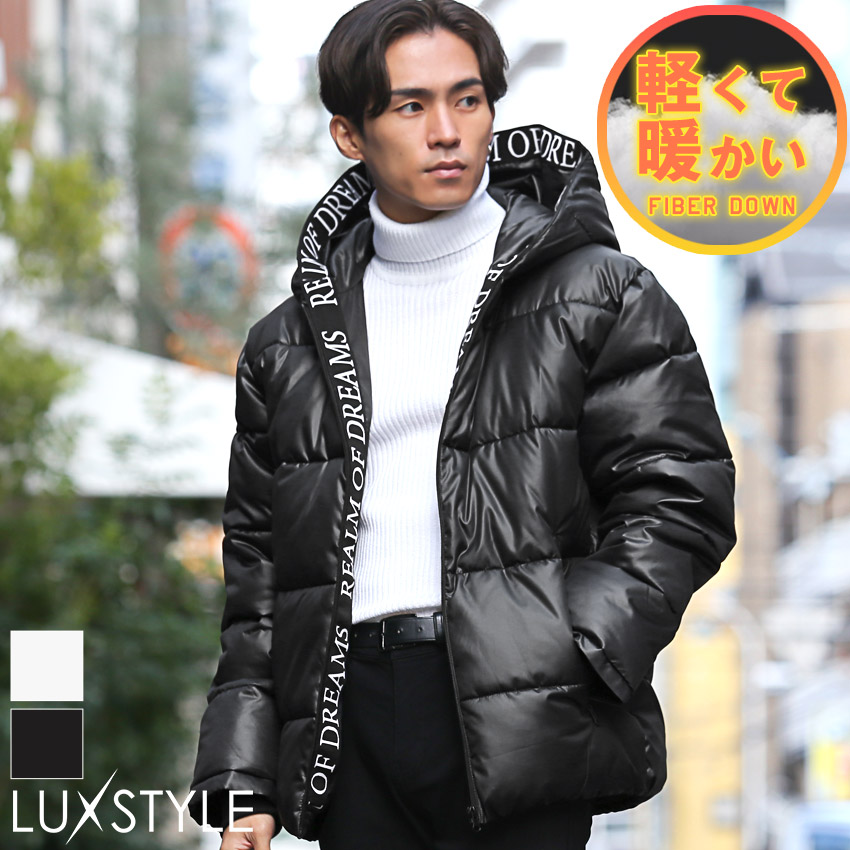 中綿ジャケット メンズ レディース ブルゾン フェイクダウン 暖か