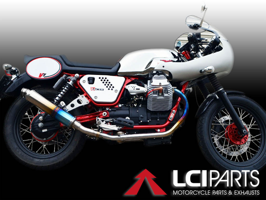 モトグッツィ V7 Racer / V7II LCIPARTS ラウンドフルチタンスリップ