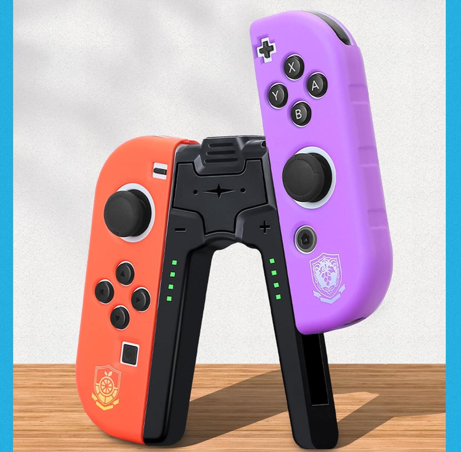 Joy-Con 充電 グリップ Switch 有機EL 両対応 ジョイコン充電グリップ