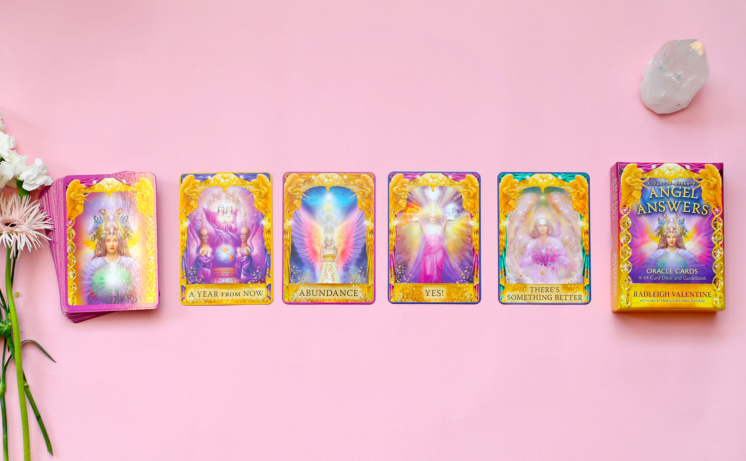 エンジェルアンサーオラクルカード （日本語解説書付き ラドリー