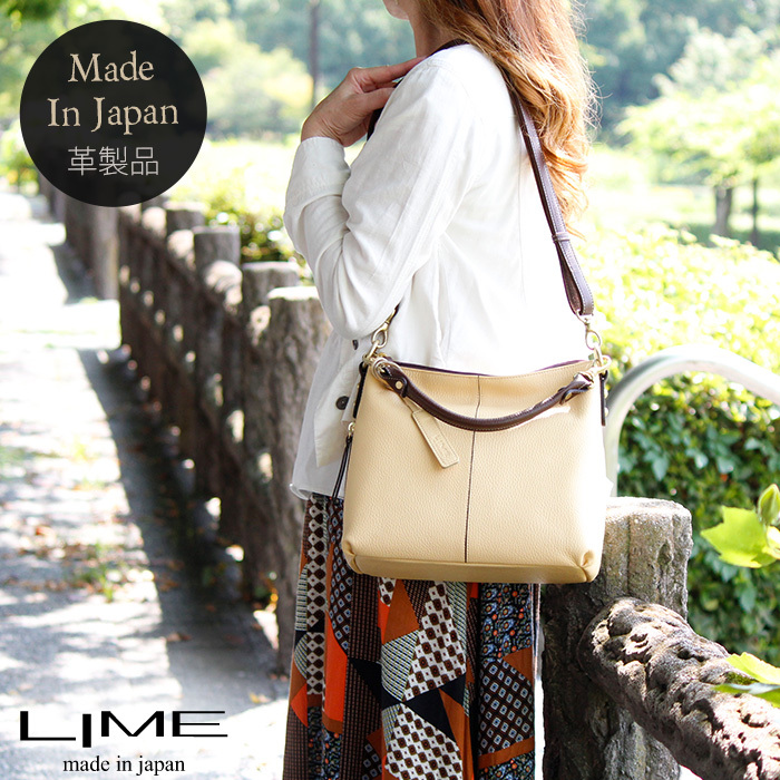 LIME made in japan ショルダーバッグ レディース 軽い 人気 斜めがけ